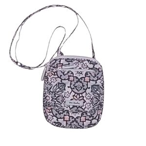 Vera Bradley Crossbody Shoulder Bag Canvas Mini Hipster Floral Print Purse NWOT